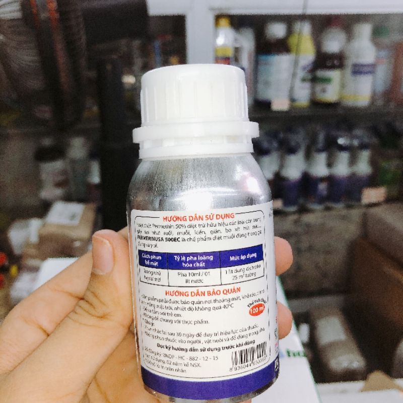 PER 500Ec (100ml) - Diệt sạch muỗi, an toàn, hiệu quả