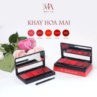 Khay son hoa mai cococherry mộc an