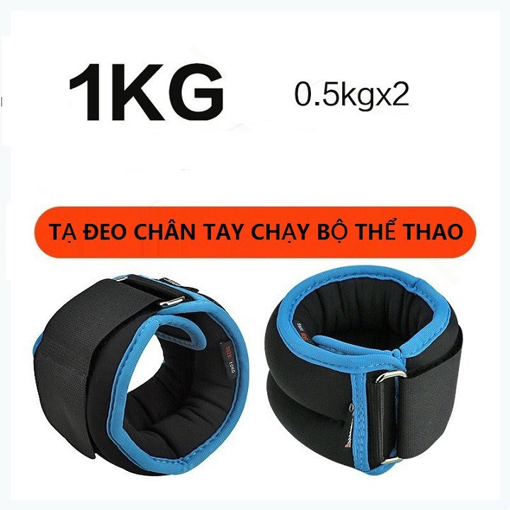 Tạ đeo chân tay chạy bộ tập gym, tăng sức bền của cơ 0,5kg/bên