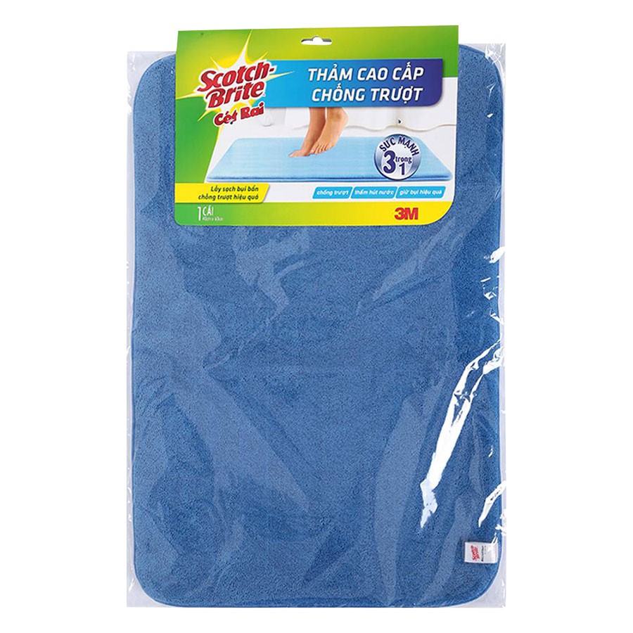 &lt;CAO CẤP&gt; Thảm chống trượt Microfiber Scotch Brite (Cót rai) 3M 2980 cao cấp (nhiều màu)