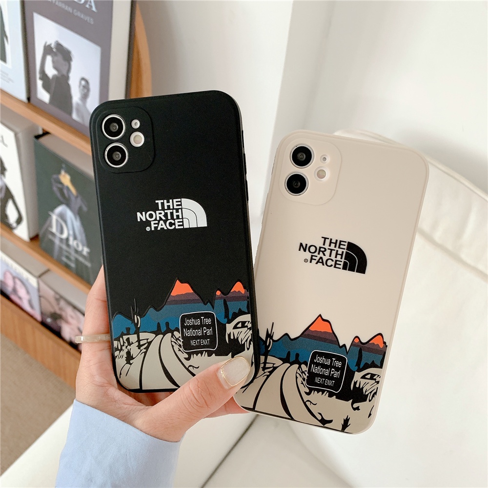Ốp Điện Thoại Silicon Mềm In Hình The North Face Cho iPhone 14 Pro Max 13 12 11 Pro Max X XR 6 7 8 Plus