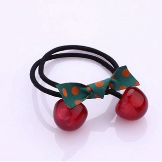 Chun buộc tóc hình quả cherry phong cách hàn quốc cho nữ