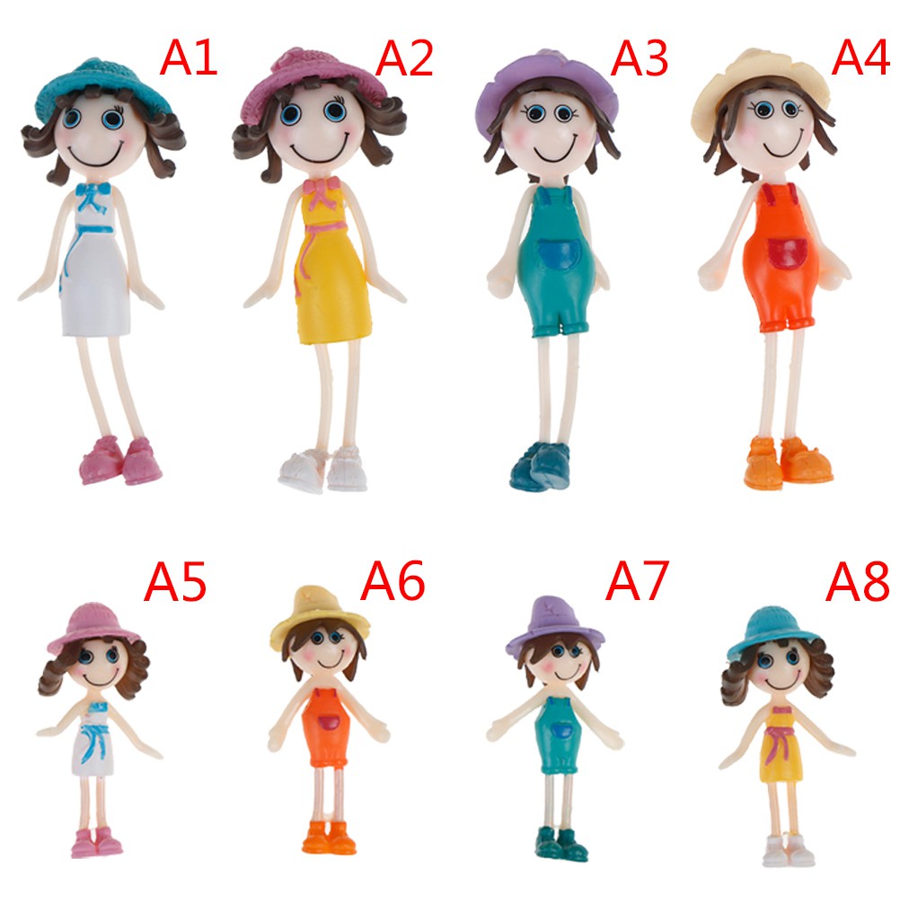 1Pcs 1:12 Dollhouse miniature doll simulation summer figure model toys
