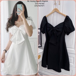 60-90kg bigsize đầm nơ dáng a d896