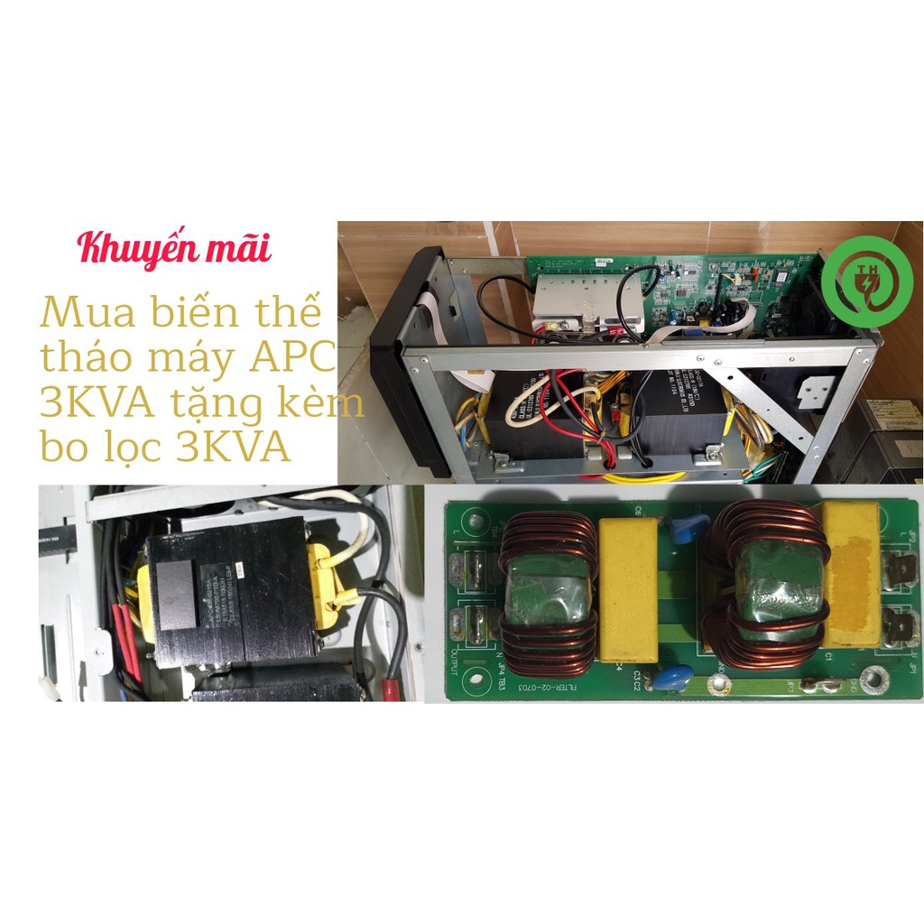 Biến áp tháo máy ups apc hệ 48v 3000va zin Tặng quà
