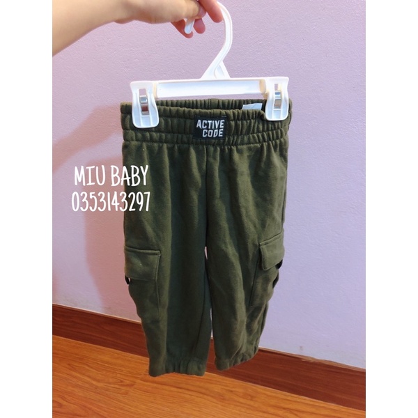 Quần nỉ jogger gjey 5 màu bé trai du xịn
