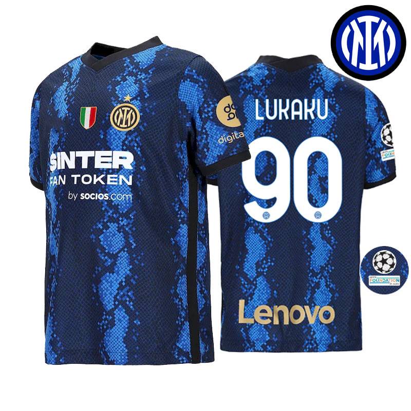 Áo Thun Bóng Đá TY3 2021-2022 Số 90 Lukaku Phong Cách Đội TY3