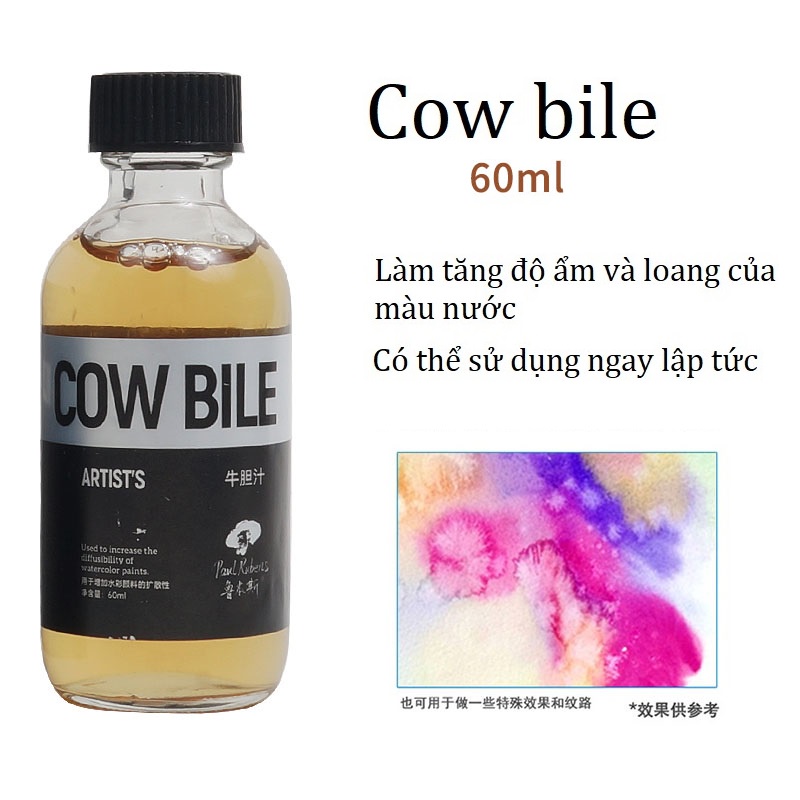 Paul Rubens - Dung môi Gum Arabic và Cow Bile