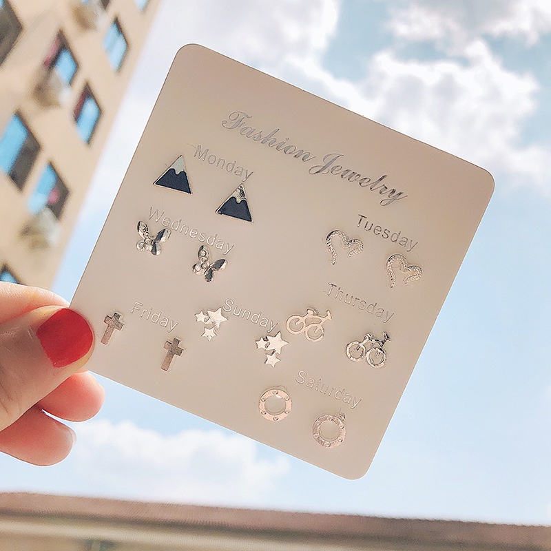 Khuyên tai mạ bạc 925 đính ngọc trai đơn giản thời trang cho nữ