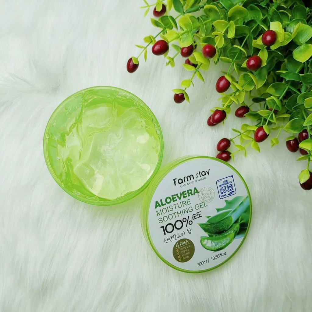 GEL DƯỠNG ẨM CHIẾT XUẤT 100% TỪ NHA ĐAM ALOE VERA