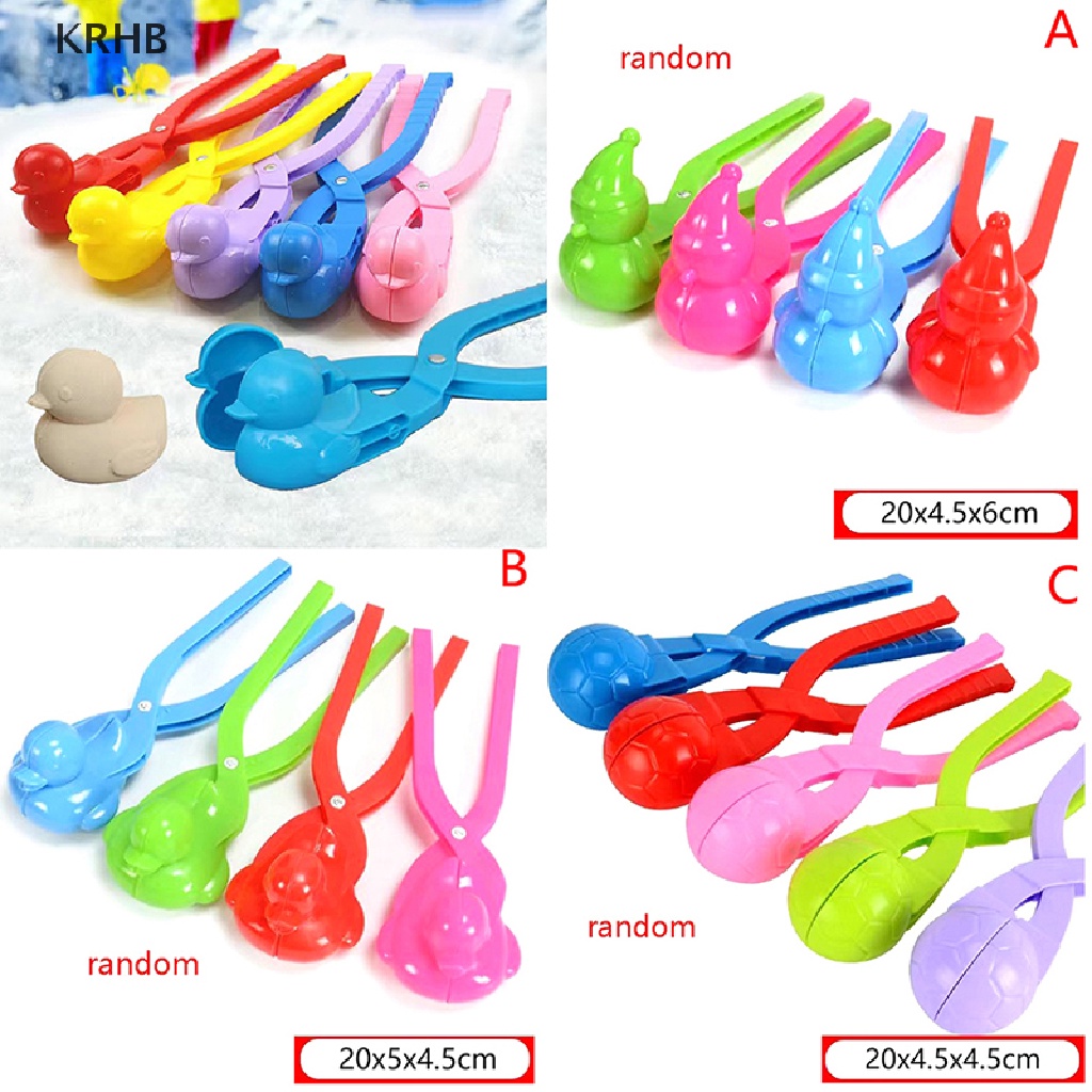 Dụng Cụ Kẹp Làm Quả Cầu Tuyết Mùa Đông Cho Trẻ Em Mới
