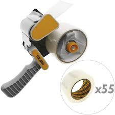 Bộ Dụng Cụ Dán Băng Keo Tape Dispenser TOLSEN 50000, cắt băng dính siêu bền chắc