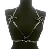 Áo Lót Nịt Ngực Bằng Da Hình Bướm Phong Cách Gothic Quyến Rũ Cho Nữ