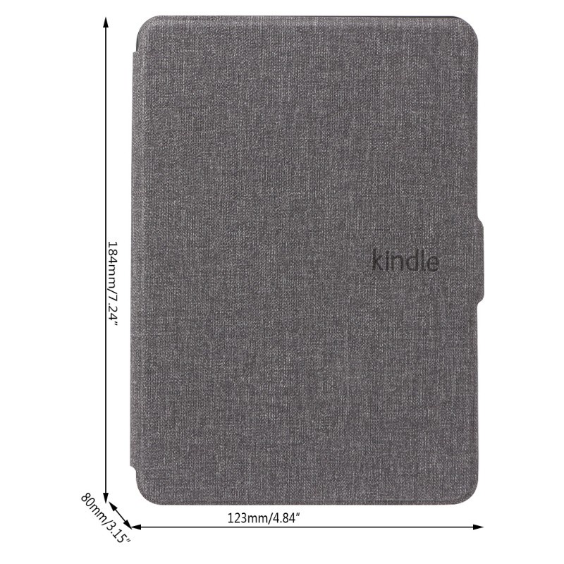 Bao Da Máy Tính Bảng Nắp Gập Phối Vải Bảo Vệ Cho Amazon Kindle Paperwhite 1 / 2 / 3 6 &quot;