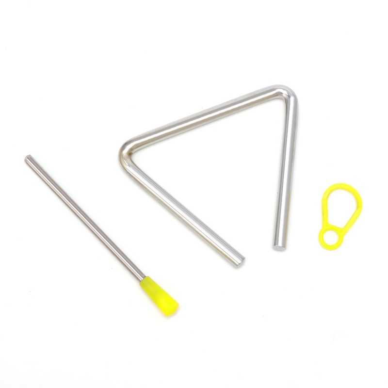 Bộ Nhạc Cụ Gõ Hình Tam Giác Bằng Sắt Dành Cho Trẻ Em