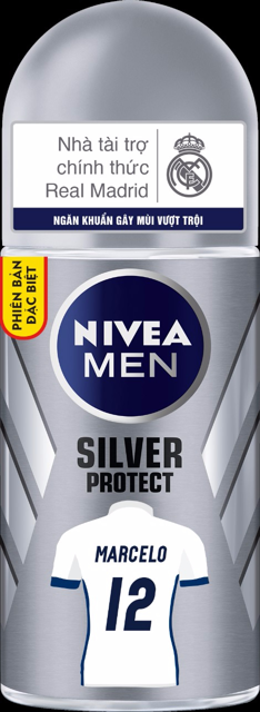 Lăn ngăn mùi Nivea Men phân tử bạc ngăn khuẩn gây mùi vượt trội 50ml - 83778