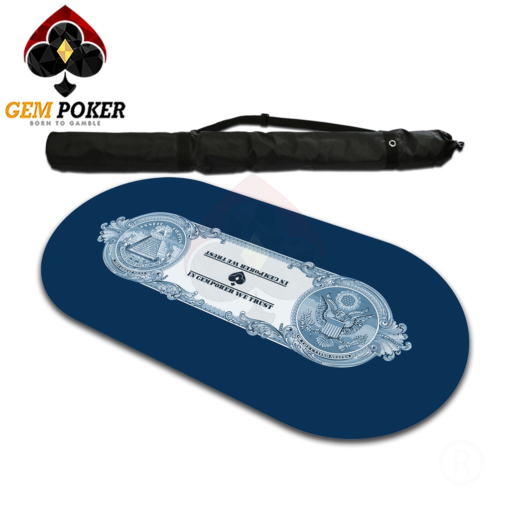 ⚜️ THẢM CAO SU POKER OVAL - GEM DOLLAR® CAO CẤP ⚜️