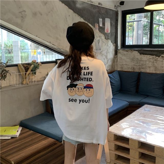 Áo thun tay lỡ [ % Hình Thật ] Unisex See You...