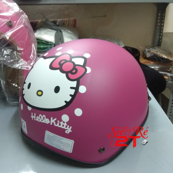 Nón bảo hiểm Hello kitty