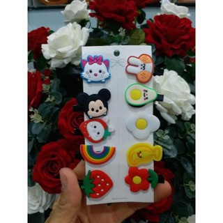 set 10 kẹp tóc cho bé ( 1 vỉ= 10 cái)