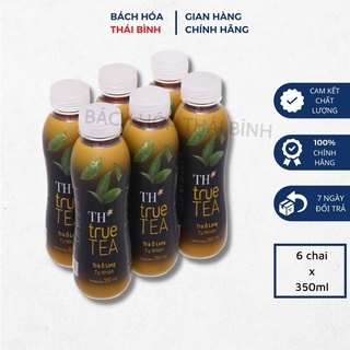 Lốc 6 chai trà ô long tự nhiên TH True Tea 350ml