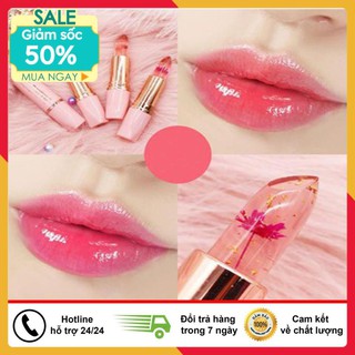 ❤SALE TO 50%❤ Son thạch trong suốt ⚡️𝐅𝐑𝐄𝐄 𝐒𝐇𝐈𝐏⚡️ dưỡng ẩm, màu hồng cánh sen