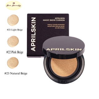Phấn Nước April Skin Magic Snow Cushion SPF 50+ Mỏng Mịn, Che Phủ Và Chống Nắng Tốt