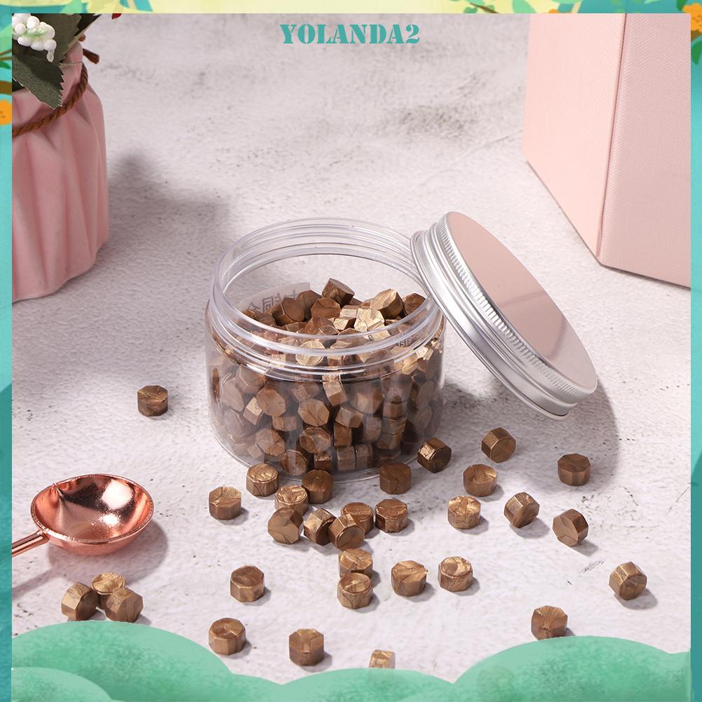 Hộp 200 Hạt Sáp Niêm Phong Bì Thư Phong Cách Vintage Độc Đáo