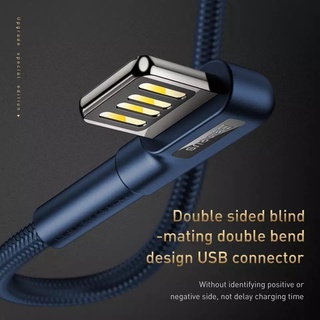 Cáp sạc type-C đầu USB cắm 2 chiều Baseus Cafule Double Bend