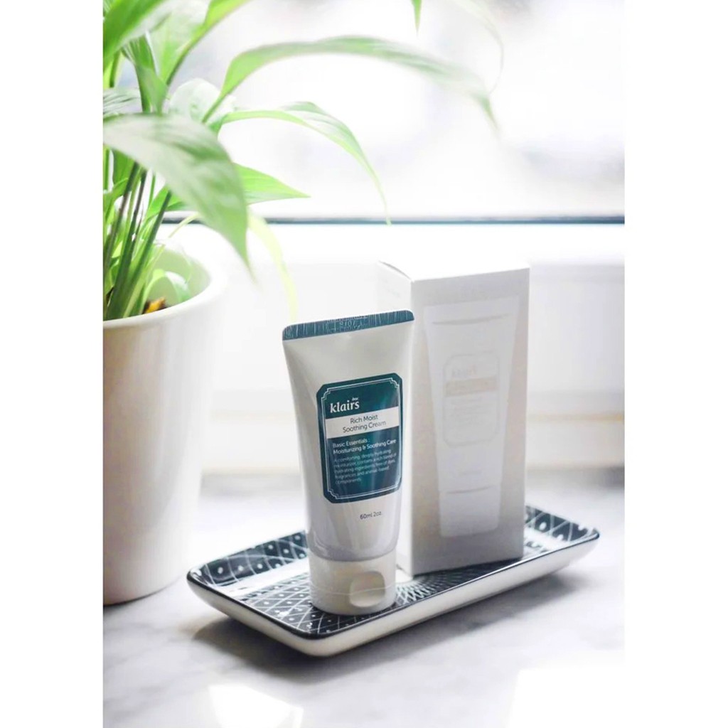 Kem Dưỡng Ẩm Phục Hồi Klairs Rich Moist Soothing Cream 60ml