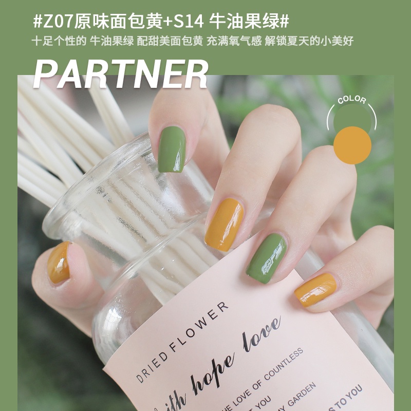 Bộ 2 Lọ Nước Sơn Móng Tay Không Cần Chà Bóng Màu Thạch Dành Cho Phụ Nữ Mang Thai Và Trẻ Em