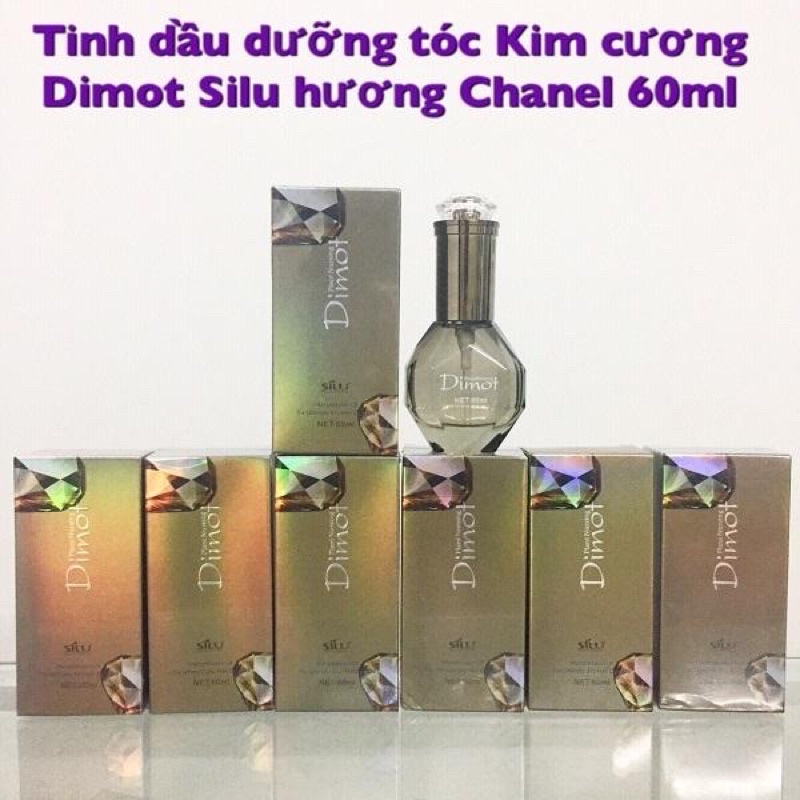 *&gt;&lt;* TINH DẦU DƯỠNG TÓC KHÔ XƠ VÀ LÀM BÓNG TÓC KIM CƯƠNG DIMOT SILU HƯƠNG CHANEL 60ml