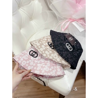 Mũ bucket cụp - Nón Tai bèo vải xốp gg vành cụp hàn quốc cực hot nam nữ