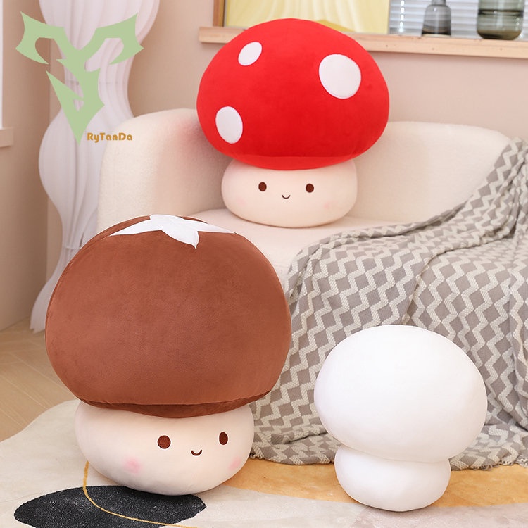 Đồ Chơi Nhồi Bông Hình Cây Nấm Dễ Thương Cho Bé