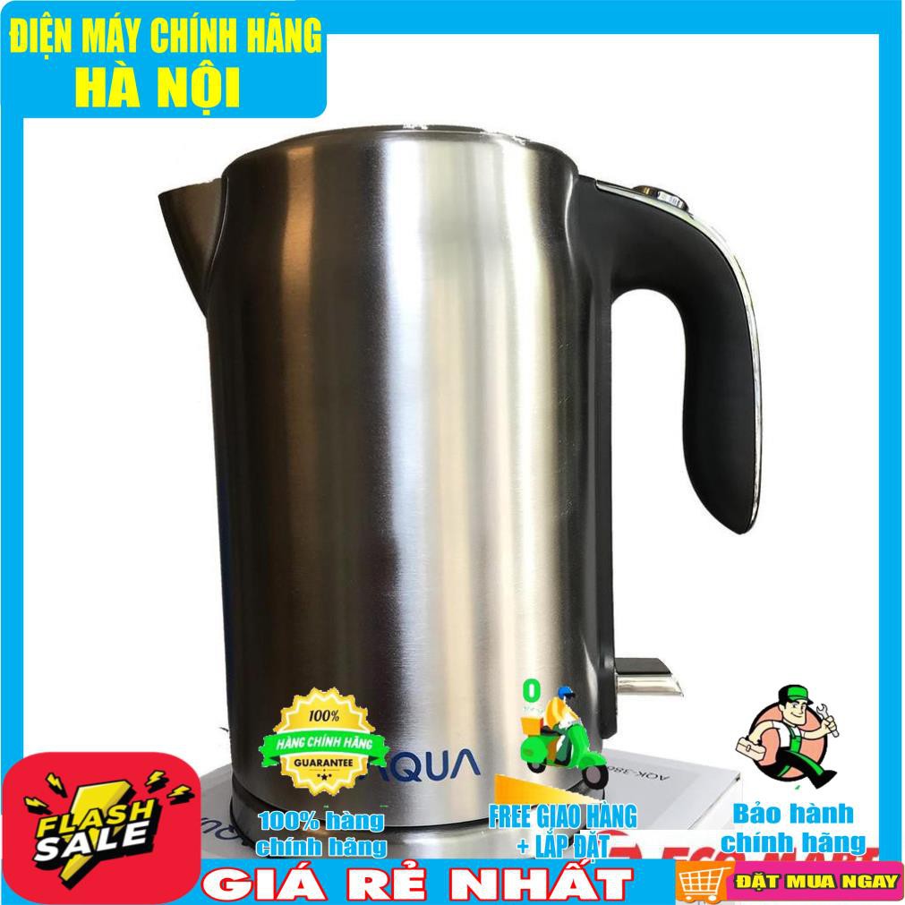 Bình đun nước siêu tốc cao cấp Aqua - AQK-386 vỏ inox