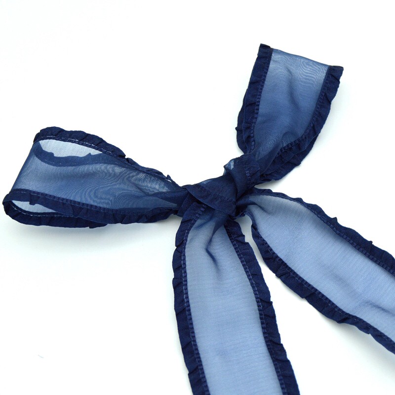 Dây Giày Vải Organza Chiffon Bản Rộng 4Cm Rộng 120Cm Gấp Lại Được Chất Lượng Cao