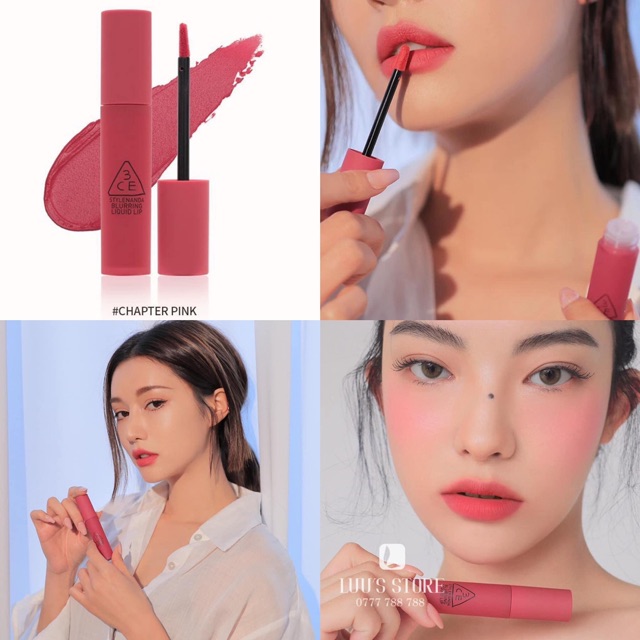 Son Kem 3CE Blurring Liquid Lip | BigBuy360 - bigbuy360.vn
