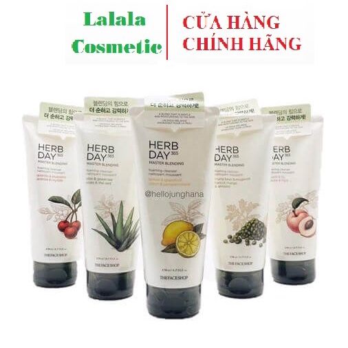Sữa rửa mặt Herb Day 365 cleansing foam