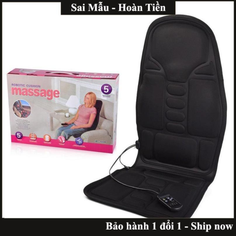 Đệm rung massage toàn thân, Đệm ghế Robotic Cushion dùng trải trên ghế, ô tô,...cực tiện lợi và thư giãn( 5 chế độ rung)