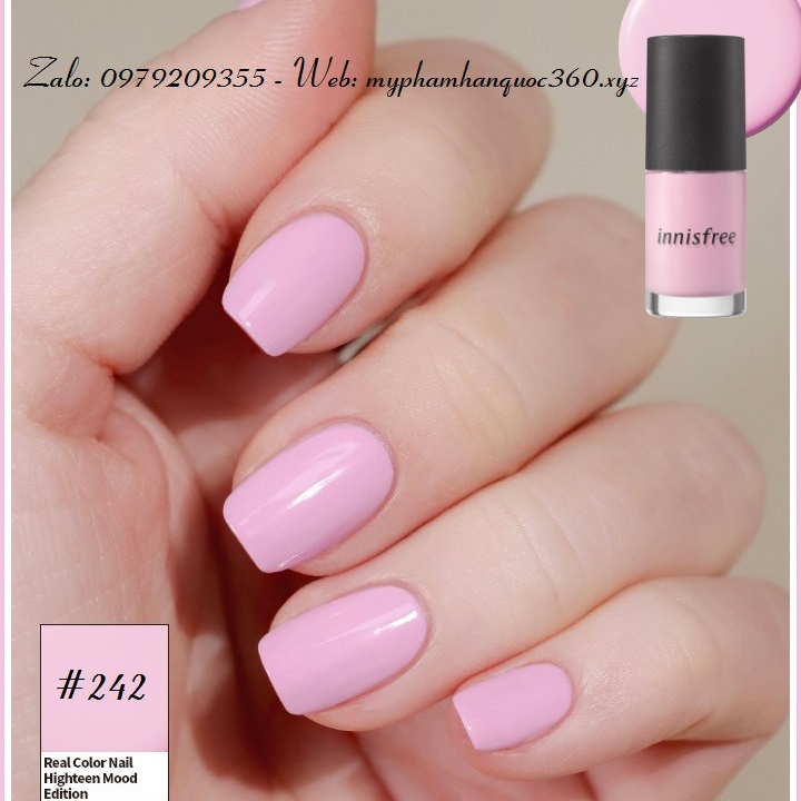 Sơn Móng Tay Innisfree Real Color Nail Highteen Mood Edition Màu số 242