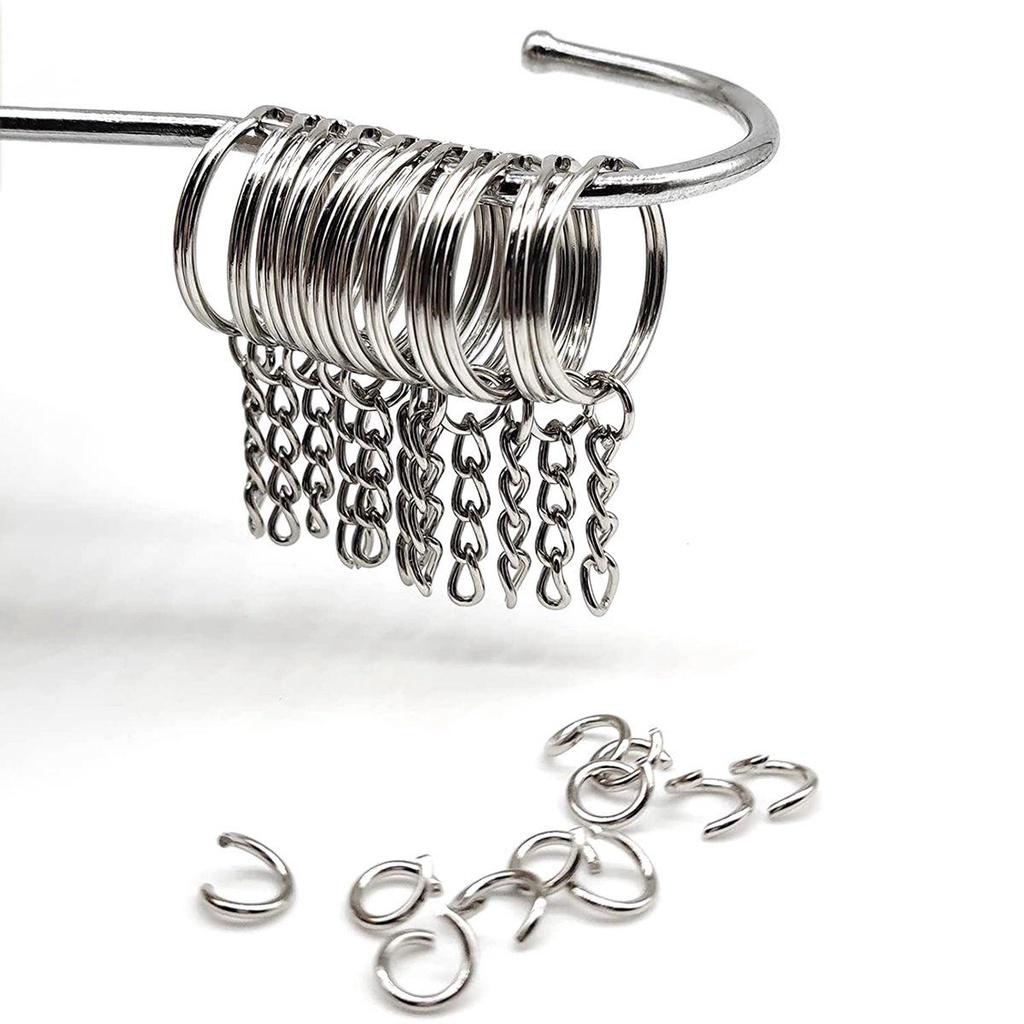 Móc Chìa Khóa Kim Loại Đánh Bóng NICKOLAS DIY