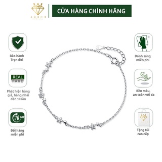 Vòng tay nữ bạc Ý s925 sao 5 canh nhỏ zig zag S3745 - AROCH Jewelry