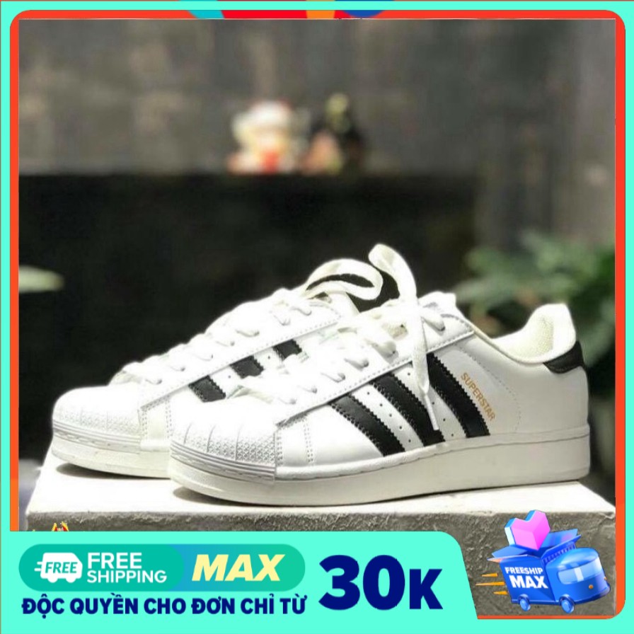 Giày Sneaker Adidas SuperStar Tem Vàng (fullbox + freeship)