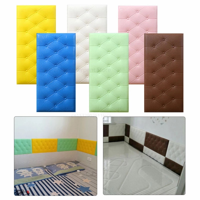 Miếng dán tường xốp 3D tự dính DIY chống va đập chống thấm nước