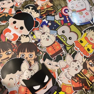 Set 10c lì xì hoạt hình