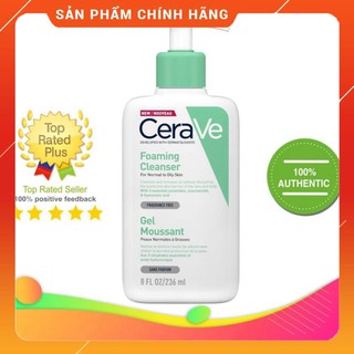 Cerave foaming cleanser - sữa rửa mặt cho da hỗn hợp 236ml
