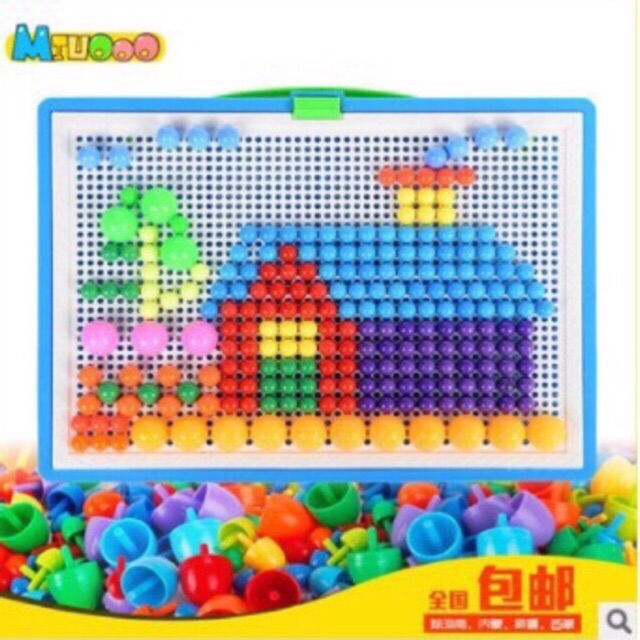 Bộ xếp hạt 296 chi tiết