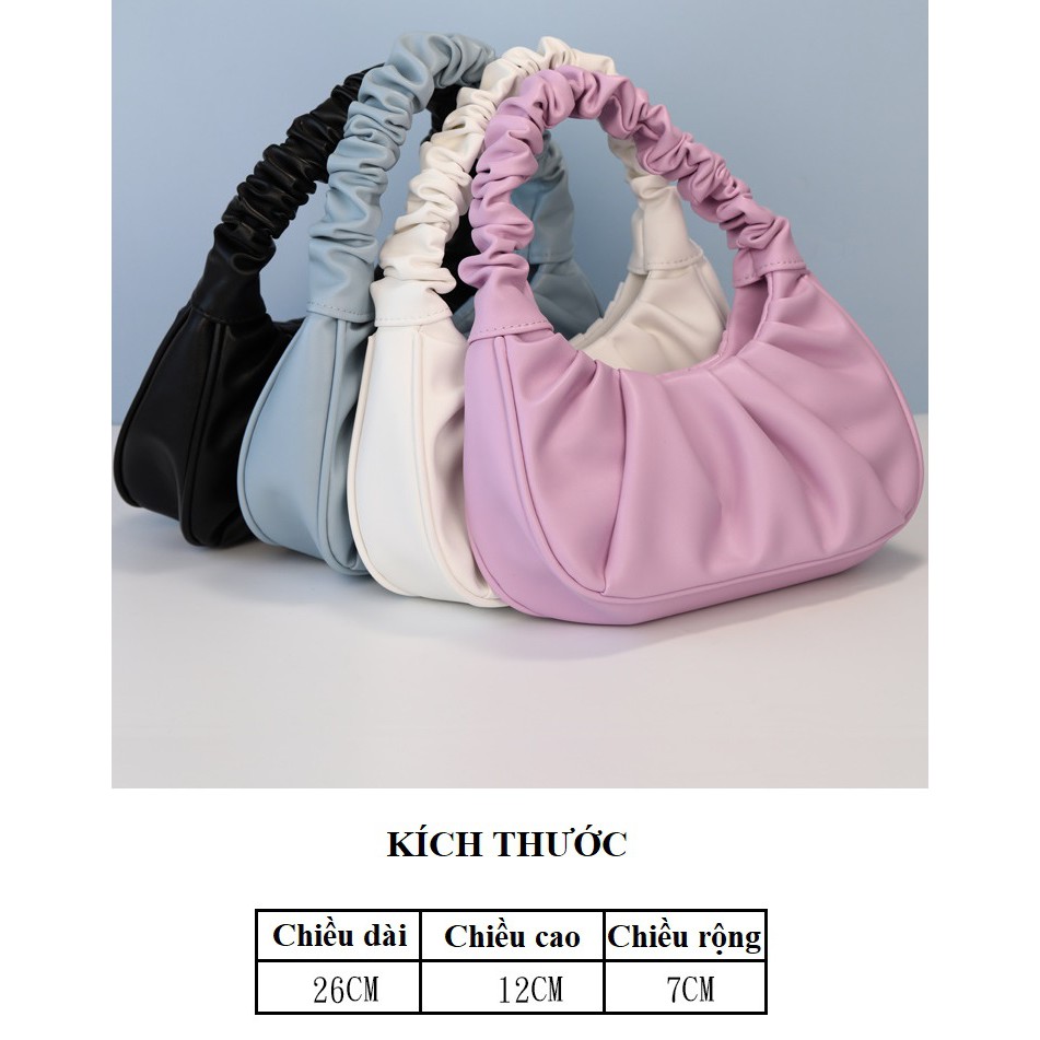 Túi kẹp nách hàng loại 1 túi xách da mềm quai nhúm tiểu thư KN09 | BigBuy360 - bigbuy360.vn