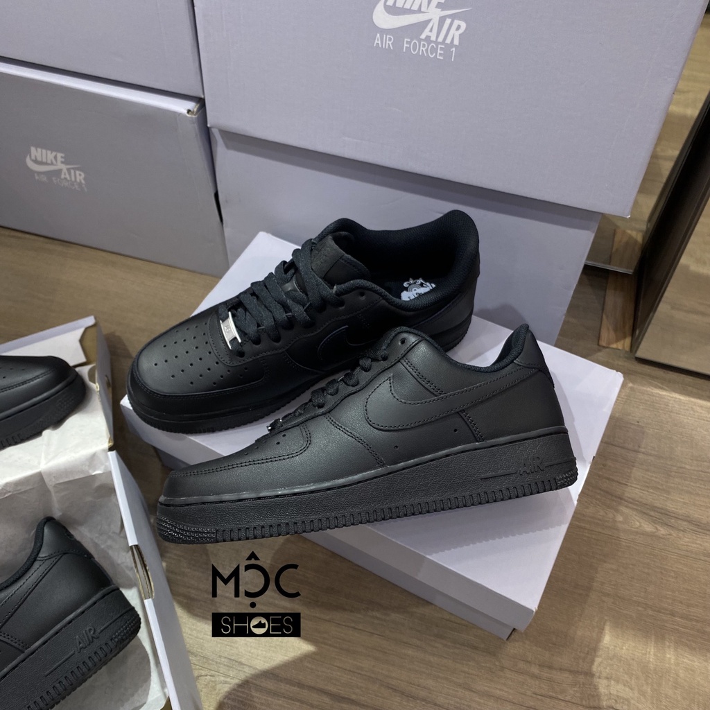[CHÍNH HÃNG] Giày thể thao Sneaker N.I.K.E Air Force 1 '07 Triple Black màu Đen - Code: CW2288-001