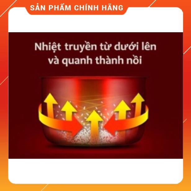 [Chuẩn Thái] Nồi Cơm Điện Tử Sharp KS-ZT18 Điểu Khiển Điện Tử Tiện Dụng, Lòng Nồi bằng Hợp Kim Nhôm Siêu Chống Dính